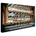 thumbnail image 2 of Trademark Fine Art "Drinks on the House in Salmon and Turquoise" Canvas Art by Lois Bryan, 2 of 3