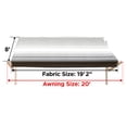 thumbnail image 4 of ALEKO Retractable RV Awning 20X8 ft Patio Camping Waterproof Vinyl Canopy Black, 4 of 13