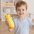 thumbnail image 5 of Hawsaiy 12oz Kids Insulated Water Bottle 4-Pack with Straw Lid, Leak-Proof Stainless Steel BPA-Free Thermos for School Boys and Girls, 5 of 10
