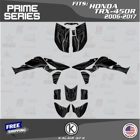 Kalair GFX Graphics Kit for Honda TRX450R (2006-2017) Prime Series
