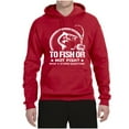 thumbnail image 2 of Wild Bobby, To Fish Or Not To Fish What A Stupid Question, Fishing, Unisex Graphic Hoodie Sweatshirt, Red, Large, 2 of 4