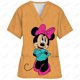 thumbnail image 3 of Blusa médica con estampado navideño de Mickey Mouse, talla 5xl, uniforme de manga corta, uniforme de médico y enfermera, blusas de trabajo para centros de revisión para niños, 3 of 5