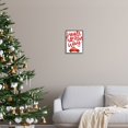 thumbnail image 2 of Stupell Industries Jingle All The Way Holiday Gifts Red Car Driving Graphic Art Black Framed Art Print Wall Art, Design by Cecily Moore, 2 of 5