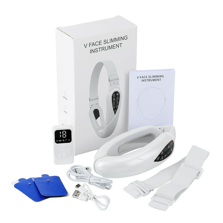 Electric V Face Sticker Tens Massager Thin Facial Muscle Stimulator Slimming