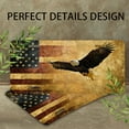 thumbnail image 4 of Soaring Eagle over Textured Flag Front License Plate, Funny Standard Plates Personalized Novelty Decorative For Men/Women/Boys/Girls Car 6×12 Inch, 4 of 7