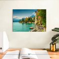 thumbnail image 3 of Elephant Stock Villa Monastero In Como Lake Wall Art - Horizontal Canvas Wall Art - Living Room Wall Decor - Nature Canvas - Blue And Teal Decor - 12" x 8", 3 of 8