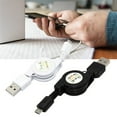 thumbnail image 5 of HomeLife Retractable Micro USB A to USB 2.0 B Male Cable Sync Data Charger for Android, 5 of 13