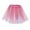 Pink, variant on Lovskoo 2024 Womens Pleated Tulle Petticoat Tutu Puffy Skirt Gauze Short Skirt Adult Teen‘S 1950S Vintage Dance Skirts Green
