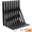 Black-8 Pack-11 Inch, variant on 7 Inch Black-8 Pack Heavy Duty L Floating Wall Shelf Brackets