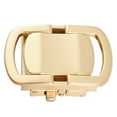 thumbnail image 4 of Slide Click Buckle Automatic Alloy Belt Accessory Ratchet Belt Buckle for Men, 4 of 10
