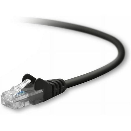 UPC: 0745883805303 | Belkin CE001B07-BLK-S 7 ft. Cat 6 Black 28 AWG UTP Snagless Patch Network Cable
