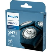 Philips Norelco Shaving Heads for Shaver Series 7000 and Angular-Shaped Series 5000, 1 Pack, 3 Pieces SH71/52