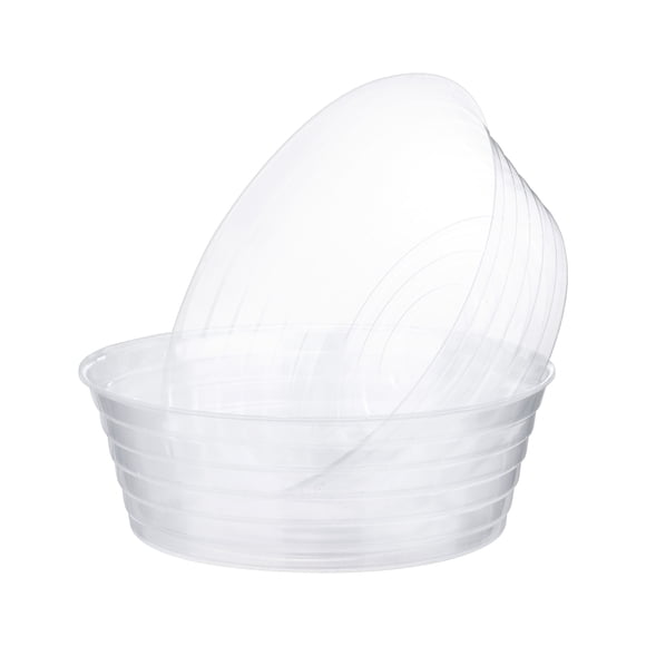 Uxcell 5-Pack Platillos para Macetas, Platillos de Plástico de 13.4 Pulgadas para Macetas, Bandeja de Drenaje para Macetas de Interior y Exterior