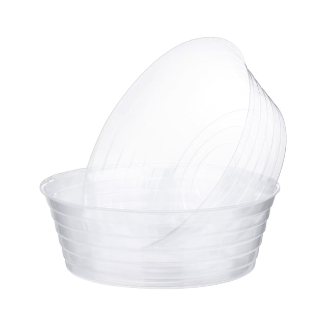 Uxcell 5-Pack Platillos para Macetas, Platillos de Plástico de 13.4 Pulgadas para Macetas, Bandeja de Drenaje para Macetas de Interior y Exterior