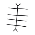 thumbnail image 3 of Sujetadores de Sábanas Ajustables, Ligeros Y Portátiles Que Mantienen Tu Cama Ordenada. Ideales para Dormitorios, Residencias Estudiantiles O Uso Domé Negro, 3 of 7