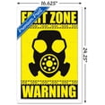thumbnail image 3 of Warning - Fart Zone Wall Poster, 14.725" x 22.375", Framed, 3 of 5