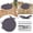 Gray, variant on 38Cm Round Bar Stool Cushion, Thick Circle Chair Pad, Anti Slip Stool Pad with Straps, Used in Kitchens and Restaurants, Red