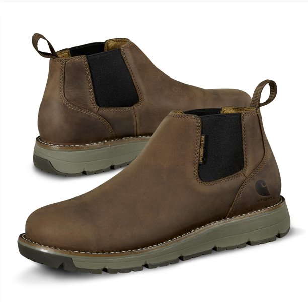 Botas de trabajo Carhartt Millbrook 4 Romeo con punta de acero y cuña para hombre
