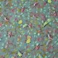 thumbnail image 3 of Women Ladies Classic Round Leaf Pattern Print Scarf Little Bird Warp Scarf, 3 of 9