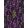 thumbnail image 1 of Ahgly Company Machine Washable Indoor Rectangle Transitional Purple Area Rugs, 7' x 10', 1 of 7