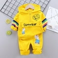 thumbnail image 2 of Tisuna Fall Outfit Set For Kids Boys Breathable Graphic Print Long Sleeve Crewneck Tops And Pants 2 Pieces Clothes Set For Children Casual Wear Size 6-12 Months, 2 of 3