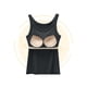 thumbnail image 5 of Tops de trabajo para mujer,Camiseta sin mangas acanalada para mujer, camisola elástica informal, de poliéster, ideal para usar en capas y a diario, sopatenor, 5 of 9