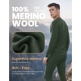 thumbnail image 2 of Iguana Men's 100% Merino Wool Thermal Base Layer Set, Long Sleeve Top and Long Johns, Winter Underwear for Skiing, Hiking and Outdoor Activities, 2 of 8