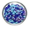 Cousin Blue & Purple Seed Beads, 1.41 Oz., 1 Each