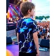 thumbnail image 6 of Aideaone 2-Pack Boys Shirts 3D Print Graphic T-Shirts Short Sleeve Kids Casual Tees Tops Size 7-14 Years, 6 of 8