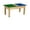 Blue N Green, variant on Time-2-Play Kids Activity Table, Plywood Rectangular Duplo Compatible Play Table for Toddlers Blue N Green