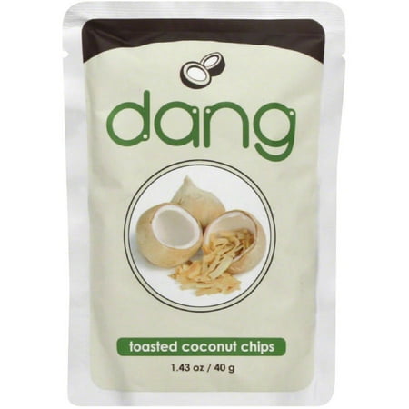 Dang Toasted Coconut Chips, 1.43 oz, (Pack of 6)
