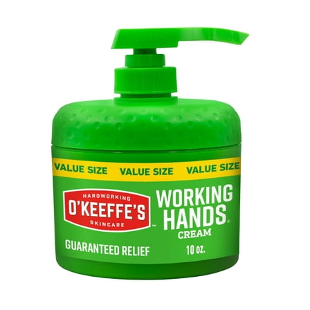 O'Keeffe's Working Hands Pumpable Hand Cream, 10 oz Jar