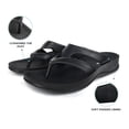thumbnail image 6 of AEROTHOTIC Arch Supportive Strappy Orthotic Comfortable Flip Flops Cushion Soft Toe Post Non-Slip Summer Casual Travel Walking Thong Sandals Women Beach Essentials, 6 of 6