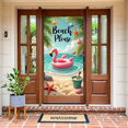 thumbnail image 4 of Colorful Design Beach Banner Flamingo Beach Please Starfish Ocean Decor for Summer Party Holiday Vacation Outdoor Event, 4 of 6