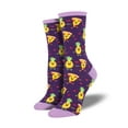 thumbnail image 1 of Ladies Pizza Loves Pineapple Graphic Socks, 1 of 2