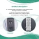 thumbnail image 5 of Kit de Control Remoto Universal para Ventilador de Techo, Controlador de Luz de Ventilador de CC de Bajo Voltaje de 40 W, 6 Velocidades y Temporizador., 5 of 5