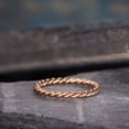 thumbnail image 4 of Metaljc Stainless Steel Twisted Tension Rings for Men and Women - Twist Ring Jewelry, 4 of 7