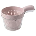 thumbnail image 2 of Small Colander Layer Draining Basket With Handle Berry And Tomato Washer Vegetable Washing Bowl With Strainer Kitchen Rinser Container For Portable Strainer Bowl, 2 of 9