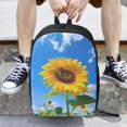 thumbnail image 6 of Disketp Blue Sky Sunflower School Backpack, Lightweight Basic Middle School Bookbags 17 Inch Casual Daypack for Student College, Travel or Outdoor, 6 of 6