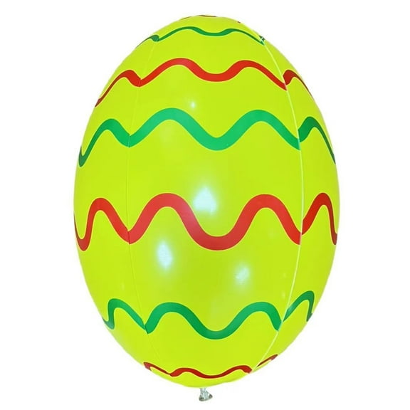 Amacok 23" Inflatable Easter Eggs Easter Outdoor Yard Decoration Large Easter Inflatable Easter Eggs Ornaments Pvc Kids Toys Easter Yard Garden Lawn Party Supplies