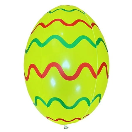 TERGAYEE Inflatable Easter Eggs,23.6 in Easter Inflatable Decorated Ball Giant Easter Inflatable Ball Easter Courtyard Decorations