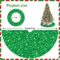 thumbnail image 3 of Falda para árbol de Navidad FANPROMS, lentejuelas verdes, 53 cm de diámetro, 3 of 7
