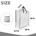 thumbnail image 2 of Bolsas de almacenamiento Gongkangyuan transparentes de 25 galones, paquete de 9 con cierre, 2 of 7