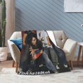 thumbnail image 5 of Tokio Music Band Hotel Throw Blanket Warm Cozy Plush Bed Blanket Sofa Bed Couch Decor Gifts for Men Women and Kids 60"X50", 5 of 6