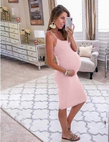 cotton frocks for pregnant ladies