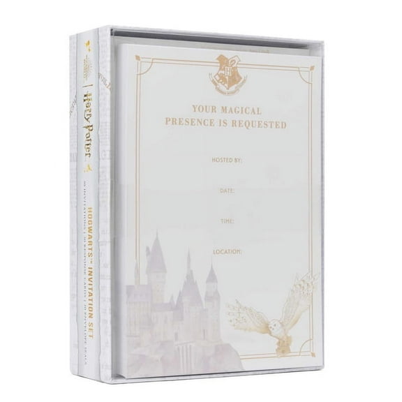 Harry Potter Harry Potter: Hogwarts Invitation Set (Set of 30), (Hardcover)