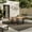 Charcoal, variant on Nourison Horizon Indoor/Outdoor 6' x 9' Green Modern Rug