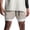 Beige, variant on Athletic Gym Shorts Men 2 in 1 Summer Elastic Waist Breathable Workout Running Shorts with Compression Liner Pockets