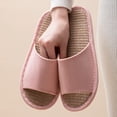 thumbnail image 2 of Wensltd Women Slippers Wide Strap Slide Slippers Open Toe House Slippers Solid Color for Summer Indoor, 2 of 9