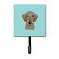 thumbnail image 2 of Carolines Treasures BB1171SH4 Checkerboard Blue Wirehaired Dachshund Leash & Key Holder, 2 of 2